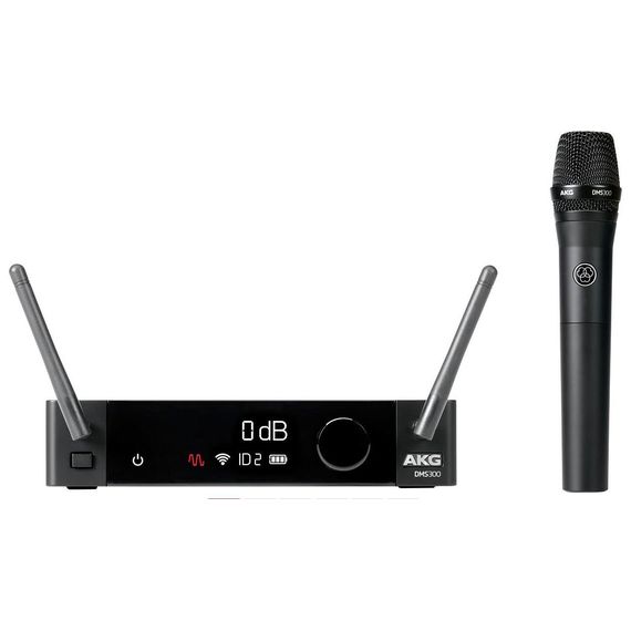 AKG DMS 300 Vocal Set цифровая радиосистема с ручным передатчиком с динамическим капсюлем P5, диапазон 2,4ГГц