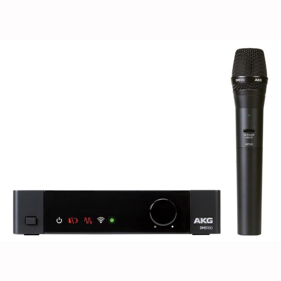 AKG DMS100 Vocal Set цифровая радиосистема с ручным передатчиком с динамическим капсюлем P5, диапазон 2,4ГГц