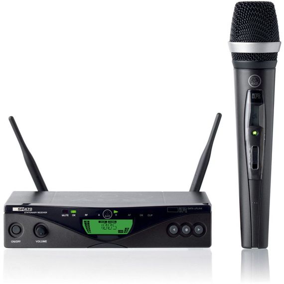 AKG WMS470 C5 SET BD9 радиосистема с приёмником SR470 и ручным передатчиком с конденсаторным капсюлем C5