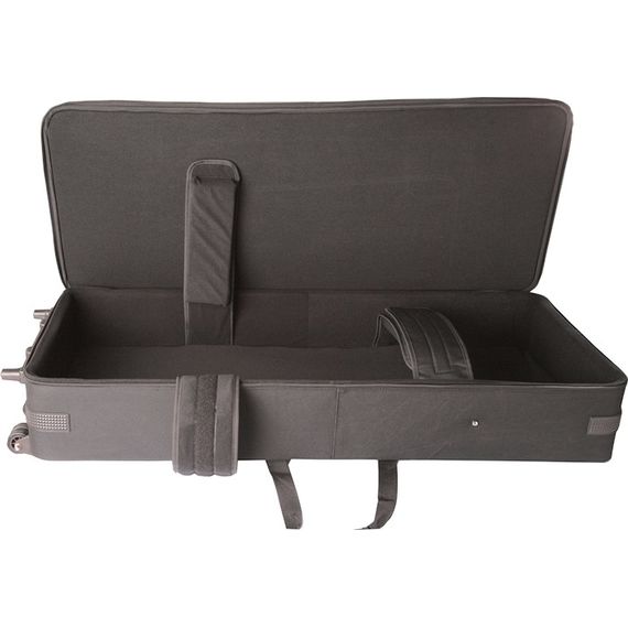 GATOR GK-88-SLIM нейлоновый кейс с жесткой рамкой для клавиш,тонкий, (88кл.), с колесамию.Внутренние размеры: длина: 1372 мм, ширина: 381 мм, высота: 152 мм