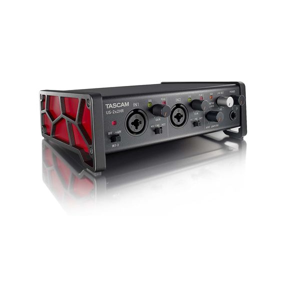 TASCAM US-1x2HR USB аудио интерфейс (1 вход микрофонный, 1 вход линейный, 2 выхода) Ultra-HDDA mic-preamp 24bit/192kHz