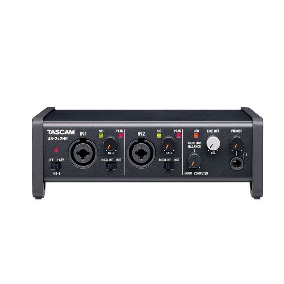 TASCAM US-2x2HR USB аудио/MIDI интерфейс (2 входа, 2 выхода) Ultra-HDDA mic-preamp 24bit/192kHz