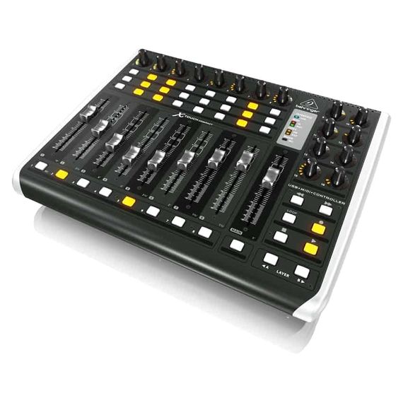 BEHRINGER X-TOUCH COMPACT универсальный MIDI контроллер, 9 моторизованных фейдеров, подключение - USB/MIDI