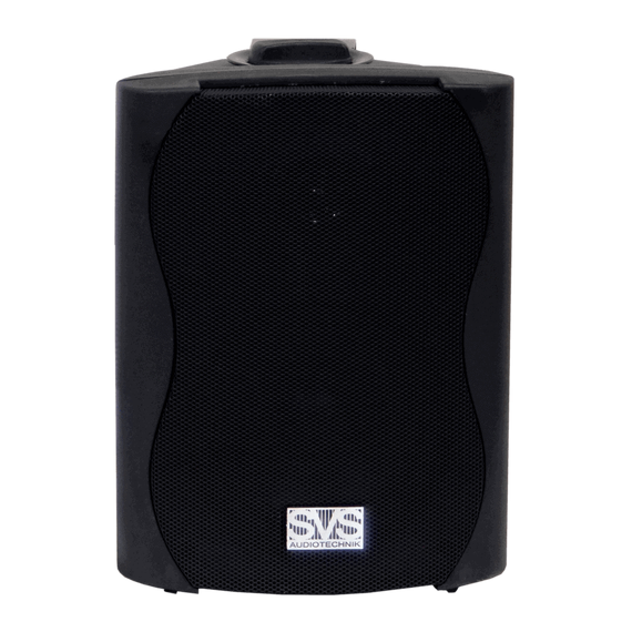 SVS Audiotechnik WS-30 Black Громкоговоритель настенный, динамик 5.25", драйвер 0.5", 30Вт (RMS), трансформатор 20Вт-10Вт-5Вт-2.5Вт/100В, 8 Ом, 86 дБ, 80-18000 Гц, цвет черный, габариты: 185х163х244 мм