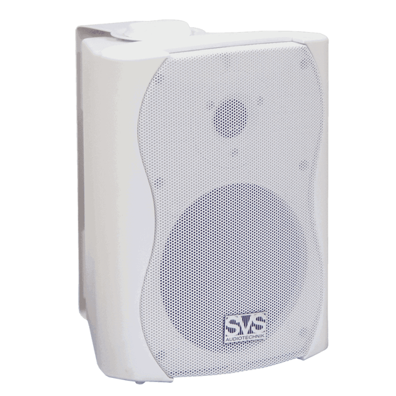 SVS Audiotechnik WS-30 White Громкоговоритель настенный, динамик 5.25", драйвер 0.5", 30Вт (RMS), трансформатор 20Вт-10Вт-5Вт-2.5Вт/100В, 8 Ом, 86 дБ, 80-18000 Гц, цвет белый, габариты: 185х163х244 мм