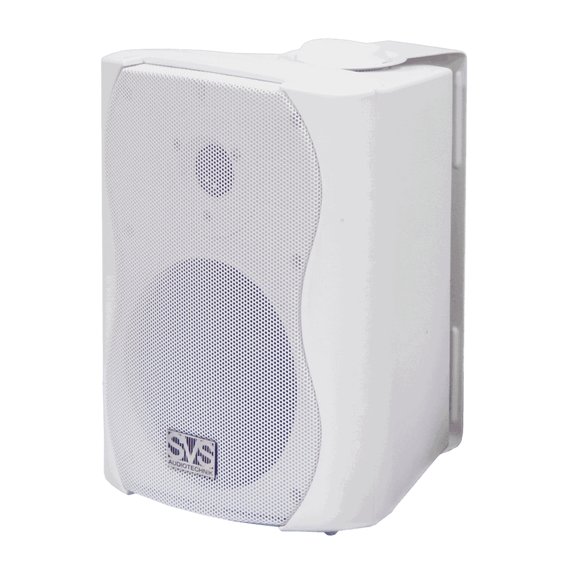 SVS Audiotechnik WS-30 White Громкоговоритель настенный, динамик 5.25", драйвер 0.5", 30Вт (RMS), трансформатор 20Вт-10Вт-5Вт-2.5Вт/100В, 8 Ом, 86 дБ, 80-18000 Гц, цвет белый, габариты: 185х163х244 мм