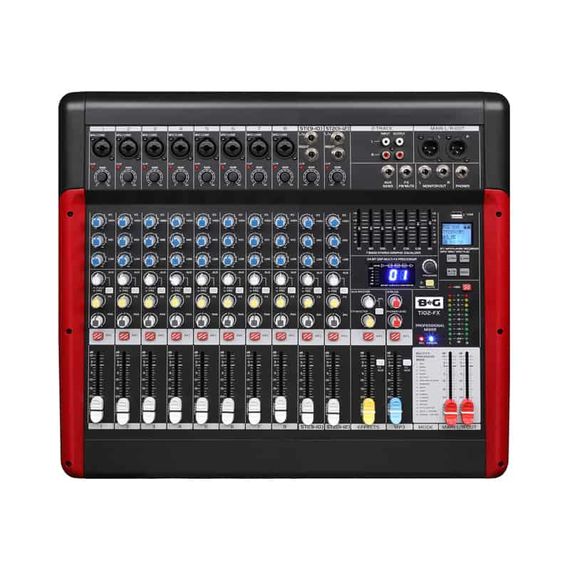 BG T102-FX Пульт микшерный компактный 12-канальный