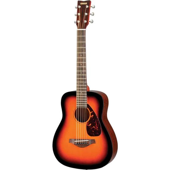 YAMAHA JR2 TBS акустическая гитара 3/4 с чехлом, дека ель, корпус махогон, гриф нато, накладка на гриф палисандр, колки хромированные