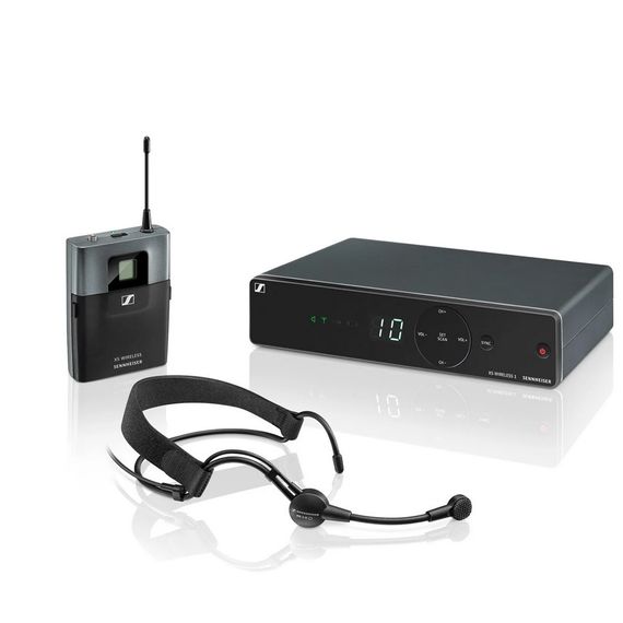SENNHEISER 506988 XSW 1-ME3-B Беспроводная микрофонная система с головным микрофоном, 614-638 МГц