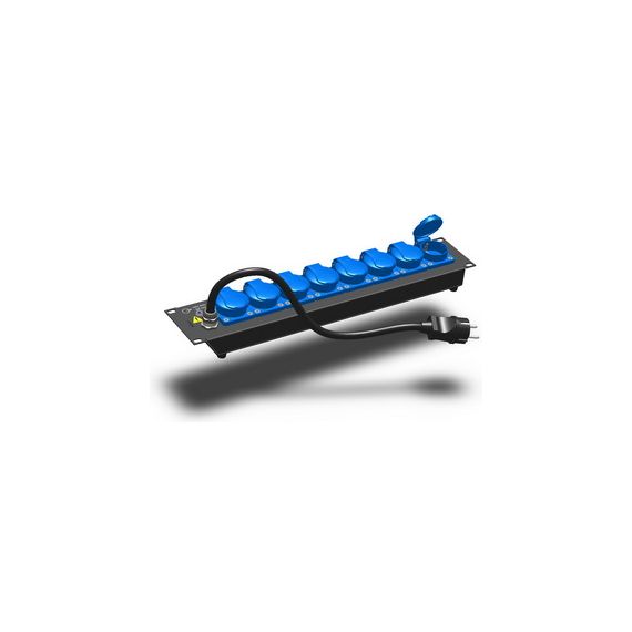Partner-LM PD-8P-16 Schuko Power Distributor (PLM35150) Дистрибьютор питания, ввод через 2-метровый резиновый кабель