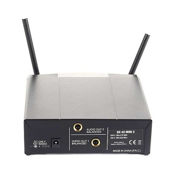 AKG WMS40 Mini2 Vocal Set US25AC (537.5/539.3) вокальная радиосистема с приёмником SR40 Mini Dual и двумя ручными передатчиками