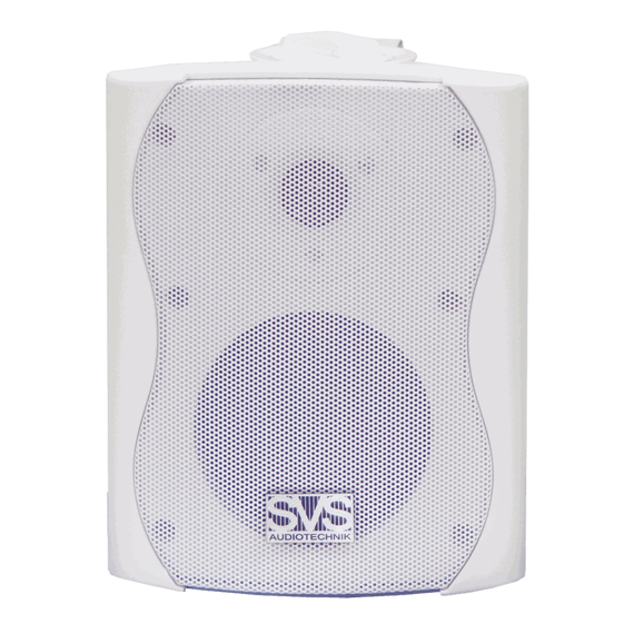 SVS Audiotechnik WS-20 White Громкоговоритель настенный, динамик 4", драйвер 0.5", 20Вт (RMS), трансформатор 10Вт-5Вт-2.5Вт-1.25Вт/100В, 8 Ом, 84 дБ, 90-18000 Гц, цвет белый, габариты: 172х150х217 мм