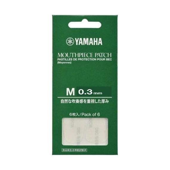 YAMAHA MOUTHPIECE PATCH M 0.3MM Наклейка на мундштук 0.3мм (саксофон, кларнет)прозрачная