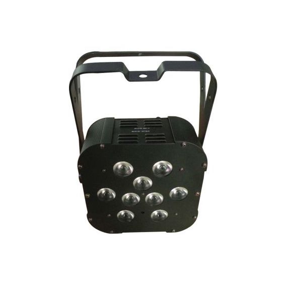HIGHENDLED YHBL-001T-3W-9 Световой прибор PAR64, 9 x 3Вт 3-в-1 светодиодов, литиевый аккумулятор на 6 часов работы прибора