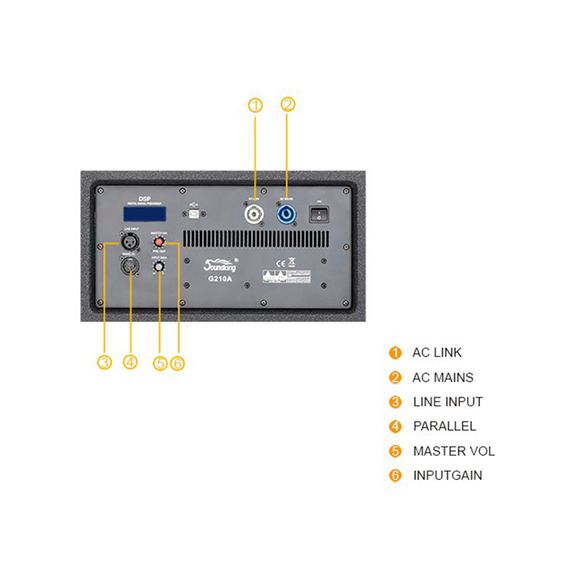 SOUNDKING G208A Акустическая система активная, элемент линейного массива