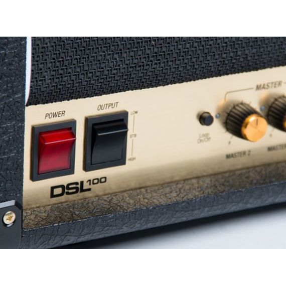 MARSHALL DSL100H Усилитель гитарный ламповый 100Вт, `голова`, 2 канала (4 режима), цифровой ревербератор, ножной переключатель, 4хEL34, режимы триод/пентод