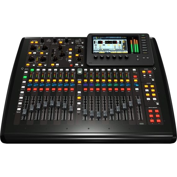 BEHRINGER X32 COMPACT цифровой микшер, 32 вх+8 возвратов, 17 фейдеров, 22 аналоговых вх/14 вых, 8FX, 16MIX, 6MATRIX, 6MUTE, 2xAES50, USB-audio