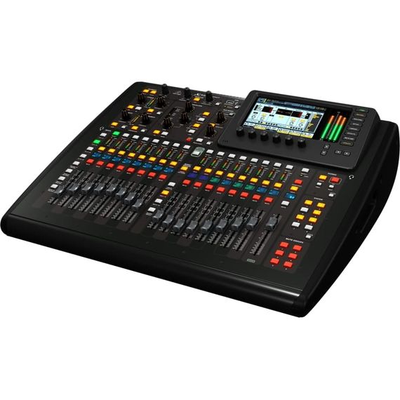 BEHRINGER X32 COMPACT цифровой микшер, 32 вх+8 возвратов, 17 фейдеров, 22 аналоговых вх/14 вых, 8FX, 16MIX, 6MATRIX, 6MUTE, 2xAES50, USB-audio