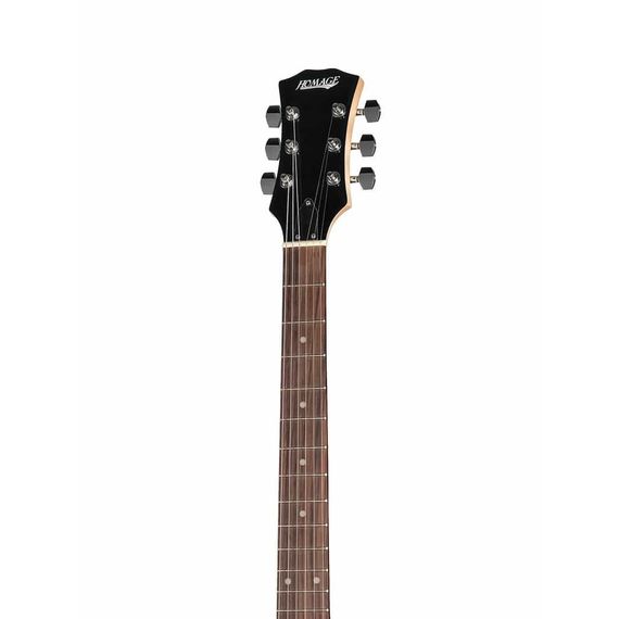 HOMAGE HEG500RDS Электро-гитара под LesPaul, мензура 628мм, корпус - дерево, гриф - клен, накладка грифа - палисандр, механика - гровер, бридж - Tune-o-Matic со стоп-баром,H+H, 1V+1T+3WS