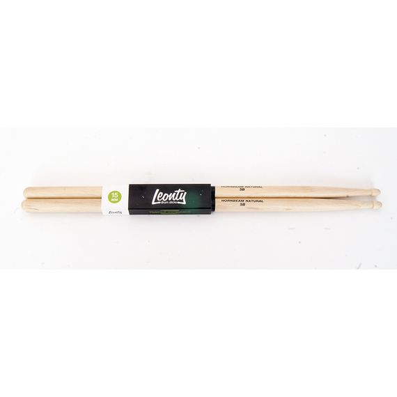 LEONTY L5BW Hornbeam Natural 5В Барабанные палочки, граб, деревянный наконечник