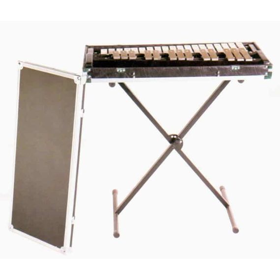 AP PERCUSSION BL-632A Глокеншпиль, диапазон звучания F5-C8, 2 2/3 октавы, строй 442Гц, 32 клавиши, деревянная рама, стойка, кейс, палочки