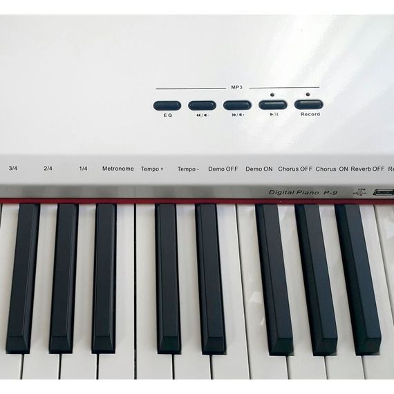 SAI PIANO P-9WH Цифровое пианино, 88 клавиш, молоточковая механика, 3 уровня чувствительности