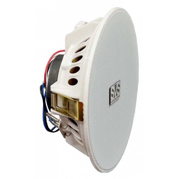 SVS Audiotechnik SC-106FL Громкоговоритель потолочный безрамочный 6", 5/10 Вт, 8 Ом, 70/100В, 91дБ, 90-16000Гц, монтажное отверстие диам 166мм, габариты: диам. 186мм, высота 70мм