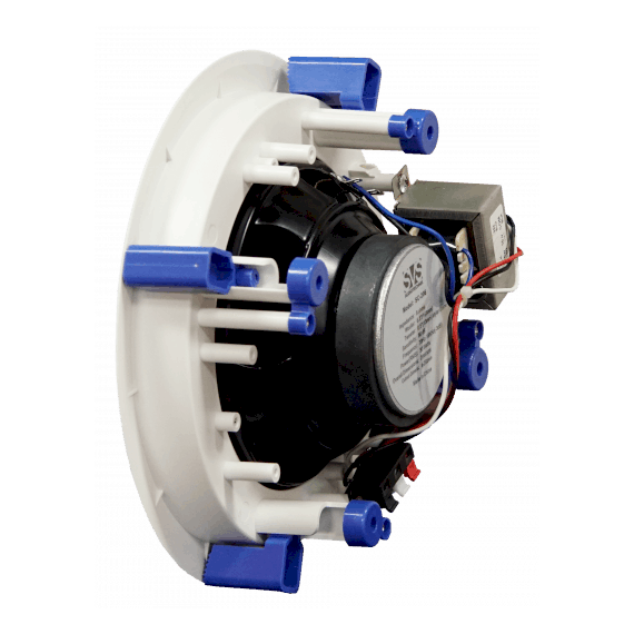 SVS Audiotechnik SC-206 Громкоговоритель потолочный 6.5", 15/30 Вт, 8 Ом, 70/100В, 86дБ, 70-18000Гц, монтажное отверстие диам 202мм, габариты: диаметр 233мм, высота 95мм