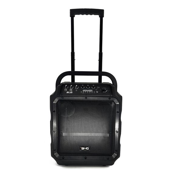 BG KPA-08WEN Акустическая система, переносная, аккумулятор,  60Вт, класс D, 8"+1", USB,  MP3, SD, BT, Led подсветка