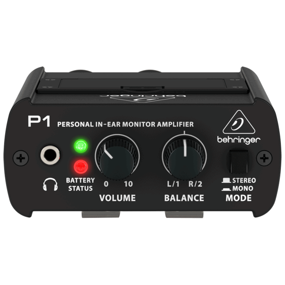 BEHRINGER P1 усилитель наушников in-ear-мониторной системы, input XLR, батарейка Крона 9 V
