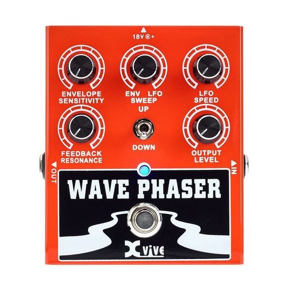 XVIVE W1 Wave Phaser Педаль эффектов для гитары, профессиональный металлический корпус, малошумящая