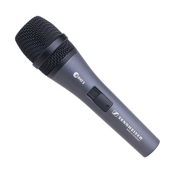SENNHEISER E845S Микрофон динамический, вокальный, широкополосный, с выключателем, кардиоида