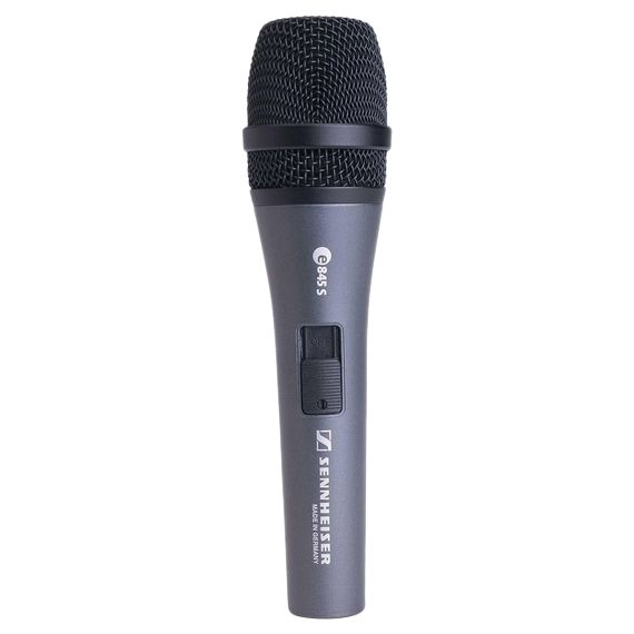 SENNHEISER E845S Микрофон динамический, вокальный, широкополосный, с выключателем, кардиоида