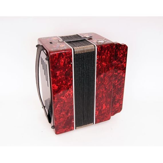 ШУЙСКАЯ ГАРМОНЬ С44XL-C-RED 25х25-IV Барыня красная