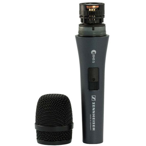 SENNHEISER E845S Микрофон динамический, вокальный, широкополосный, с выключателем, кардиоида