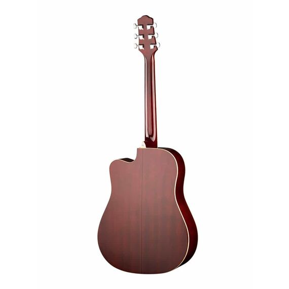 NARANDA DG220CWRS Акустическая гитара с вырезом 41", верхняя дека - ель, задняя дека - катальпа, гриф 43мм - красное дерево, накладка грифа - палисандр, бридж - палисандр, мензура 650мм, колковая механика - литая хромированная, цвет - темно-вишневый санберст