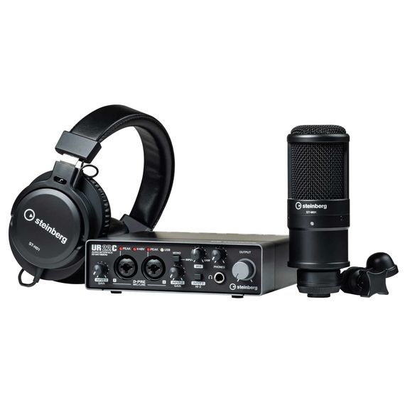 STEINBERG UR22C R Pack аудиоинтерфейс с 2x предусилителями D-PRE и разрешением записи 32-бит / 192 кГц