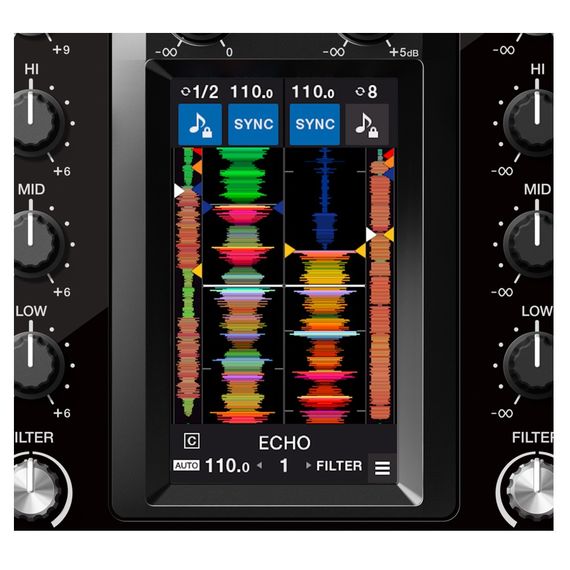​PIONEER DJM-S11-SE 2-канальный микшерный пульт для скретча с сенсорным экраном (цвет серый)