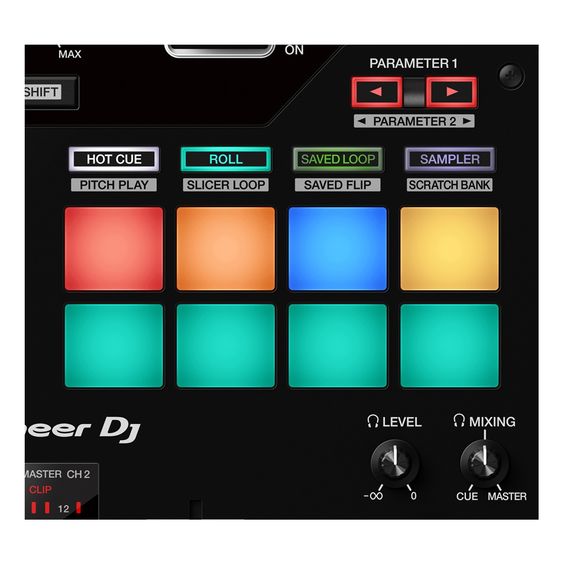 ​PIONEER DJM-S11-SE 2-канальный микшерный пульт для скретча с сенсорным экраном (цвет серый)