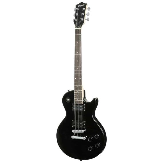 ROCKET LP-2 BK Электрогитара (КОМПЛЕКТ - шнур Jack-Jack, ключ для настройки) тип корпуса Les Paul, корпус ольха, гриф клён, 22 лада, накладка на гриф палисандр, звукосниматели 2 хамбакеро, регулировки - 2 громкости, 2 тона, цвет - чёрный