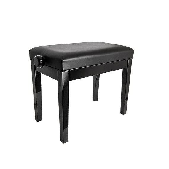 RIN HY-PJ024-GLOSS-BLACK Банкетка, черная, искусственная кожа