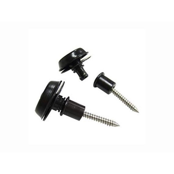 DUNLOP SLS1403BK Straplok Flush Крепление ремня, черное, 2шт