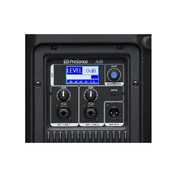 PRESONUS AIR12 2-полосная активная АС 12" (2.5" катушка)+1,35", 1200Вт пик. 90˚x 60˚, 60Гц -20кГц,123дБ SPL, DSP LCD