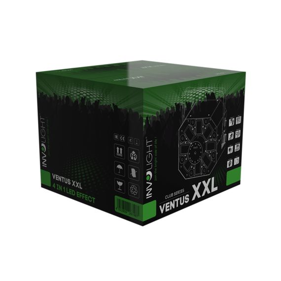 INVOLIGHT Ventus XXL LED световой эффект 4 в 1, RGBWA+UV, RGB+UV, лазер, строб, DMX-512