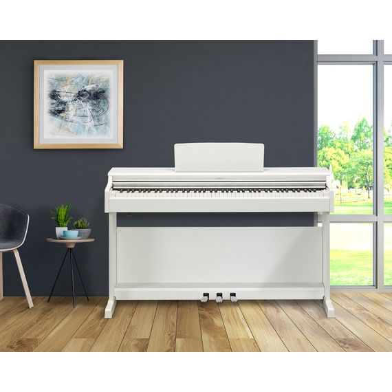 YAMAHA YDP-164WH цифровое фортепиано, цвет White.