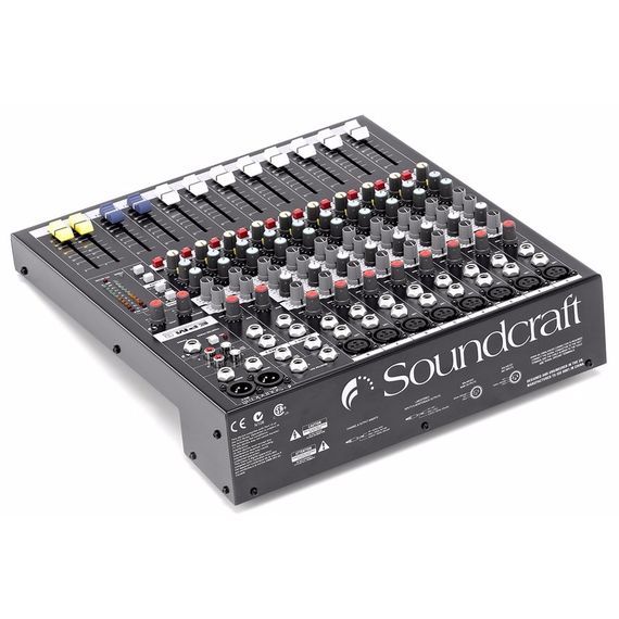 ​SOUNDCRAFT EPM8 микшерный пульт 8 моно, 2 стерео, 2 Aux, фейдеры 60мм. Возможен монтаж в рэк, крепления приобретаются отдельно