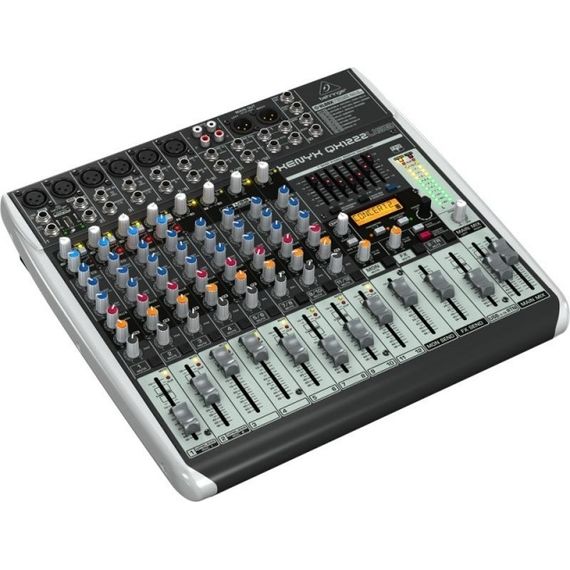 BEHRINGER XENYX QX1222USB-EU Пульт микшерный малошумящий премиум-класса
