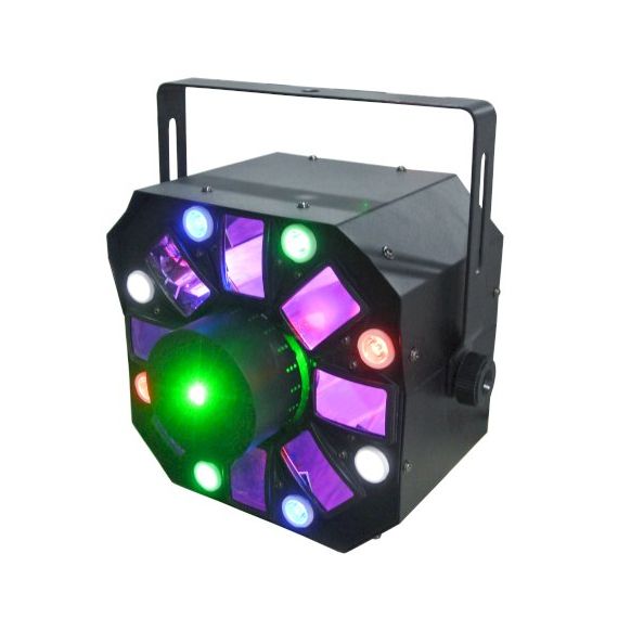 ​XLINE LIGHT STINGER Светодиодный прибор. 4х1 Вт RGBW LED (эффект стробо), 5х3Вт RGBWA LED, R/G лазер