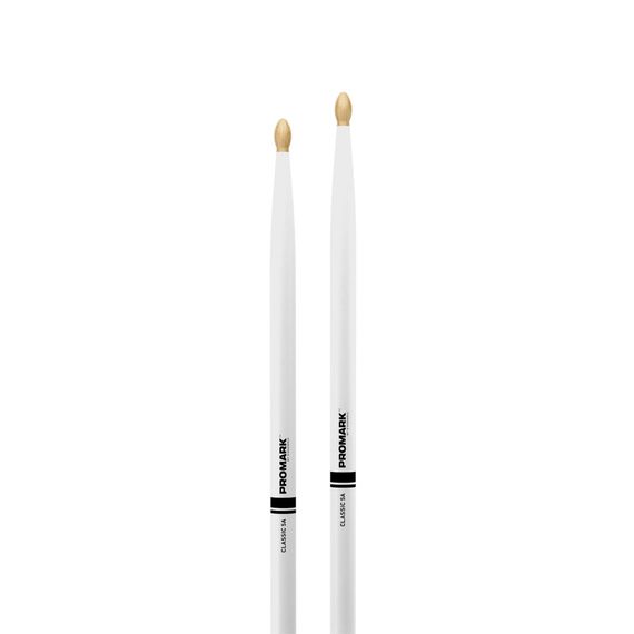 PRO MARK TX5AW-White Барабанные палочки 5A, материал: орех, овальный деревянный наконечник