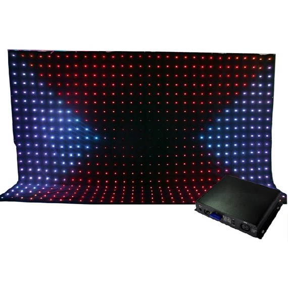 STOREMUSIC GM026 P18-3X4 Занавес Led Размер: 3*4м  352 полноцветных (RGB) светодиода 5мм,